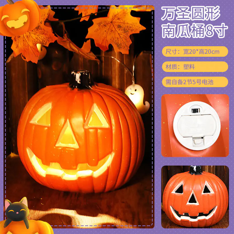 LED Pumpkin Lantern Decoration for Halloween Parties