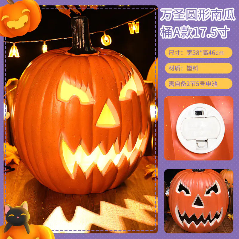 LED Pumpkin Lantern Decoration for Halloween Parties