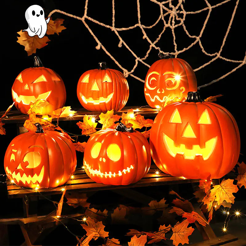 LED Pumpkin Lantern Decoration for Halloween Parties