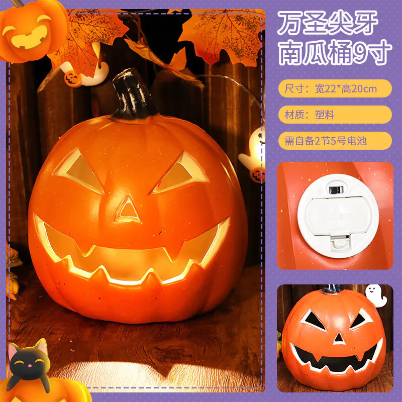 LED Pumpkin Lantern Decoration for Halloween Parties