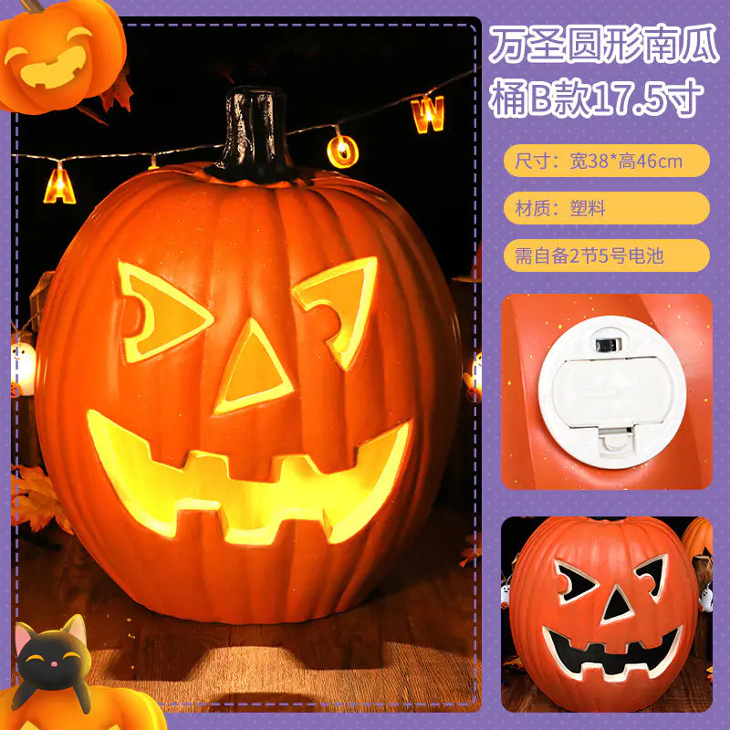 LED Pumpkin Lantern Decoration for Halloween Parties