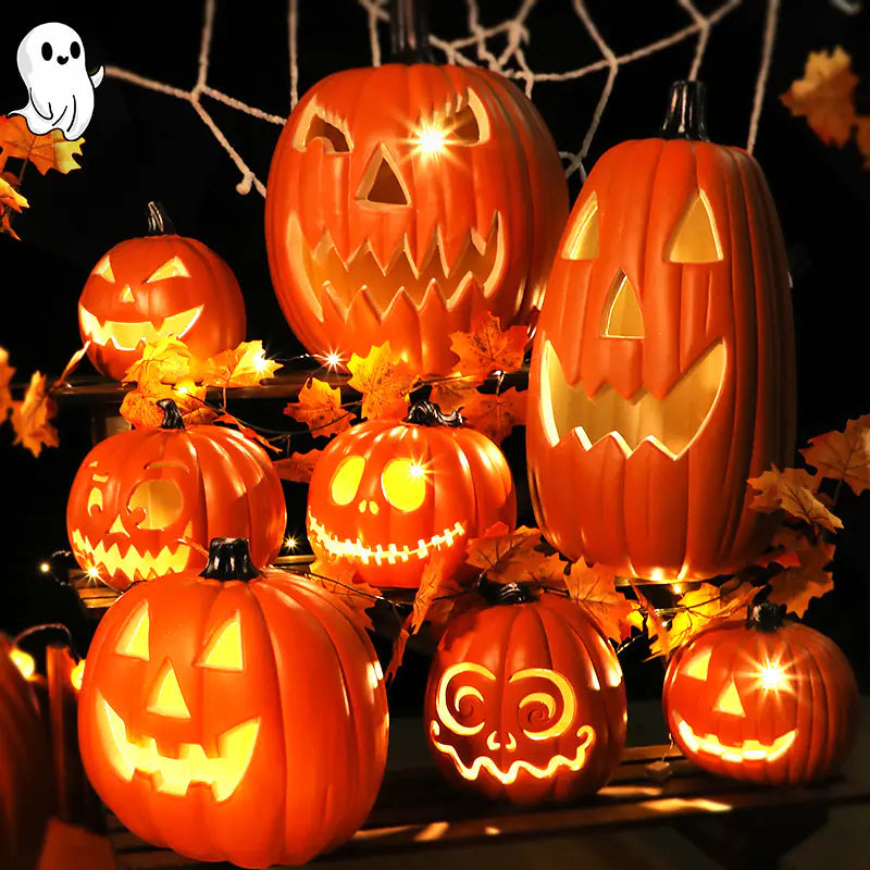LED Pumpkin Lantern Decoration for Halloween Parties