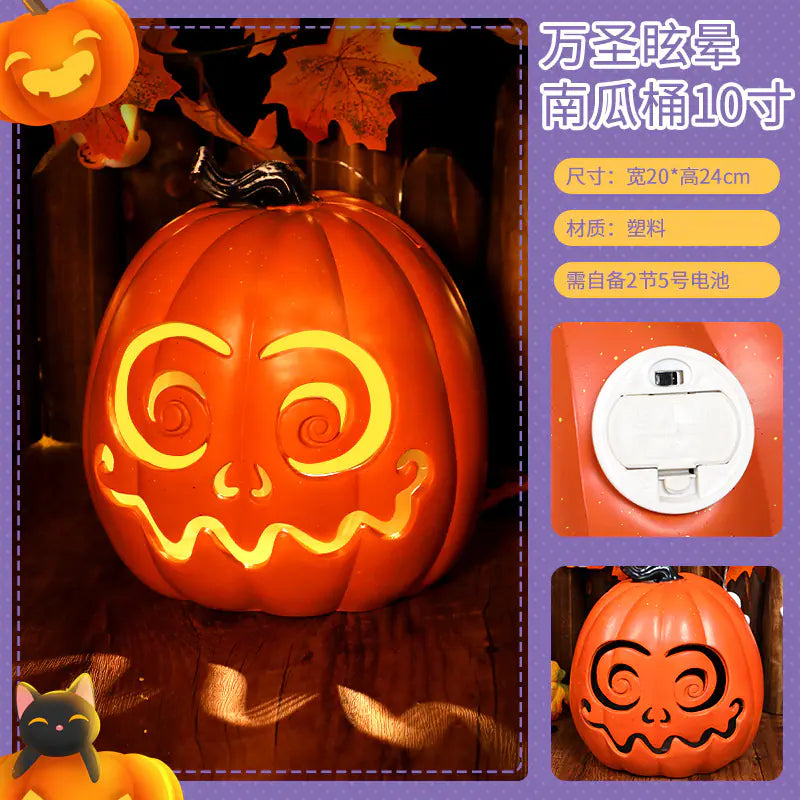 LED Pumpkin Lantern Decoration for Halloween Parties